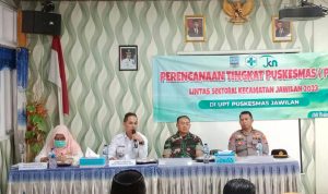 Camat Jawilan Hadiri Acara Lokakarya Mini Lintas Sektor UPT Puskesmas Jawilan