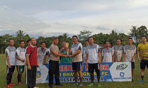 Sepak Bola Antar Forkopimcam, Wanareja Juara Satu Sisihkan Dua Kecamatan Lainnya, SSB Bhayangkara Bedah Rumah