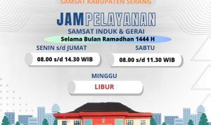 Pelayanan Samsat Cikande Libur Nyepi dan Hari Puasa Pertama, Berikut Jadwal Perubahan Selama Ramadhan 2023