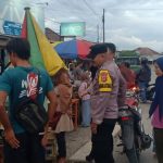 Patroli Polsek Jawilan Polres Serang Laksanakan Pam di Pasar Takjil