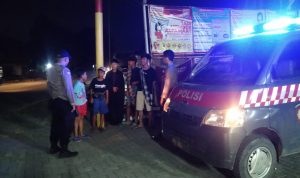 Antisipasi Perang Sarung dan Kejahatan Lainnya, Polsek Jawilan Rutin Gelar Patroli Malam Hari