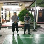 Tingkatkan Keamanan Mapolsek, Anggota Piket Polsek Jawilan Polres Serang Laksanakan Sispam Mako