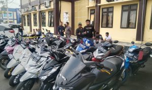 Ini Daftar 32 Motor yang Berhasil Diamankan Polres Serang, Mungkin Diantaranya Motor Anda? 