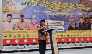 Tingkatkan Silaturahmi Badunsanak, Wabup Rahmang Hadiri Pelantikan DPD PKDP Kota Tanjung Pinang