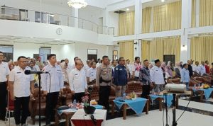 Bupati Suhatri Bur Launching Penggunaan Aplikasi Sistem Imformasi Kearsipan Dinamis Terintegrasi