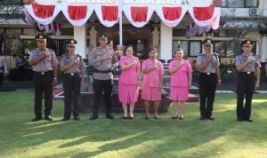 Kapolres Tabanan Lantik 4 Personel Polres Kenaikan Pangkat Pengabdian