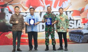 Korem 052/Wijayakrama Sambut HUT Kemerdekaan RI Ke 78 Tahun Dengan Laksanakan Pameran Alutsista TNI