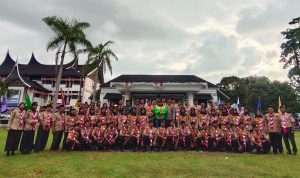 Ikuti Perkemahan Graha Wisata Cibubur, Bupati Padang Pariaman Lepas Kontingen Pramuka Raimuna Nasional XII