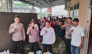 Kapolsek Jawilan dan Kasat Binmas Polres Serang Hadiri Penyuluhan Pertanian Terkait Gagal Panen Diakibatkan Cuaca Kemarau di Desa Cemplang