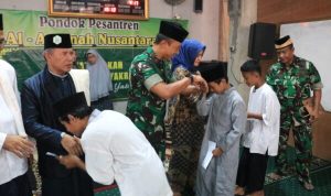 Korem 052/Wkr Berikan Santunan pada Panti Asuhan Yatim dan Dhuafa Al-Amanah Nusantara