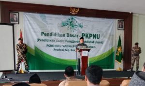 Walikota Maulan aklil Menghadiri Pembukaan Pendidikan Dasar Pelatihan Kader Penggerak NU