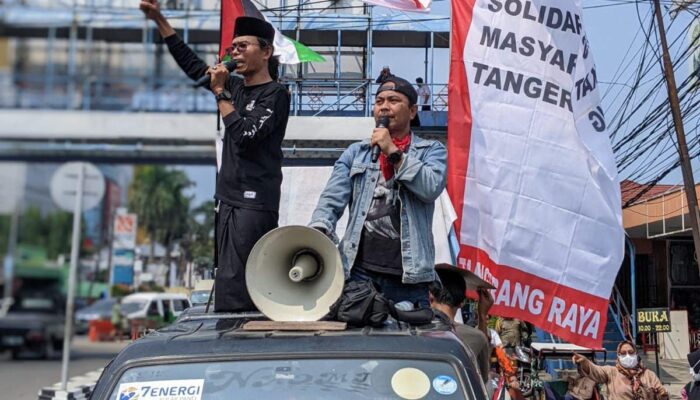 Aliansi Gerakan Solidaritas Masyarakat Tangerang Menggelar Aksi Bela Palestina