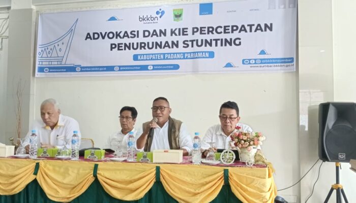 Kepala BKKBN Sumbar Buka Advokasi dan KIE Percepatan Penurunan Stunting di Padang Pariaman