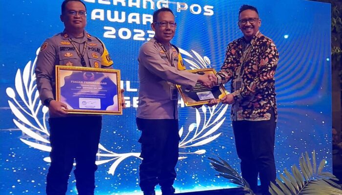 Kapolsek Sepatan dan Tangerang Kota Raih Anugrah TangerangPos Award 2023