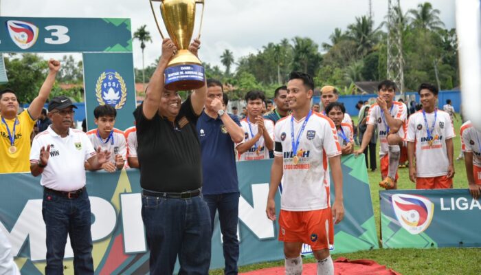 Bupati Suhatri Bur Hadiri Final Liga Tiga Sumbar 2023, Josal FC Juara PSPP Runner up