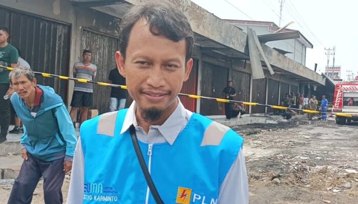 PLN Blora Beri Jaminan Korban Kebakaran di Pasar Ngawen dan Medang