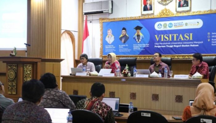 Tim Evaluator Lakukan Visitasi, Usul Perubahan Universitas Udayana Jadi PTNBH