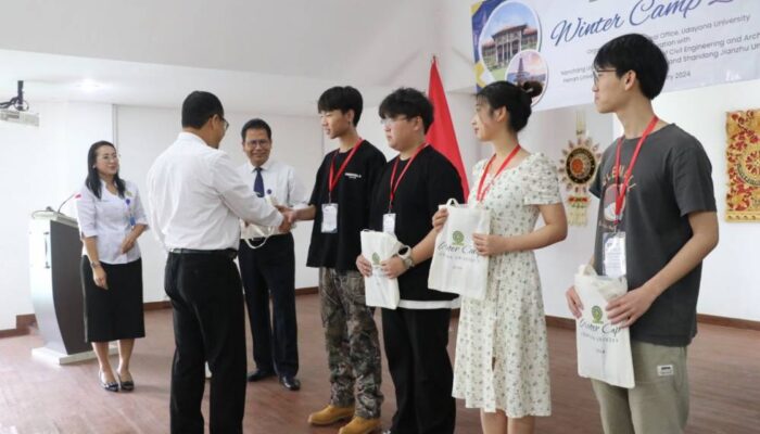 Winter Camp KUI Universitas Udayana Diikuti 53 Peserta dari 4 Universitas di Cina