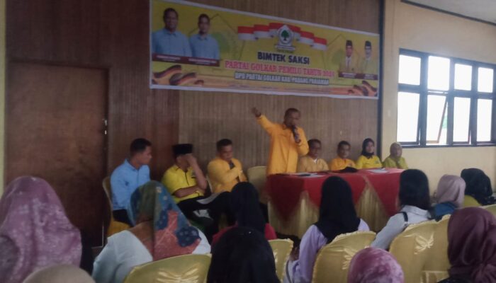 Gelar Bimtek Saksi TPS, Asmadi Ajak Kader Golkar Waspadai Kecurangan Pemilu 2024