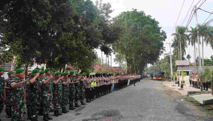 Kapolres Pimpin Pengamanan Pleno KPU Bungo