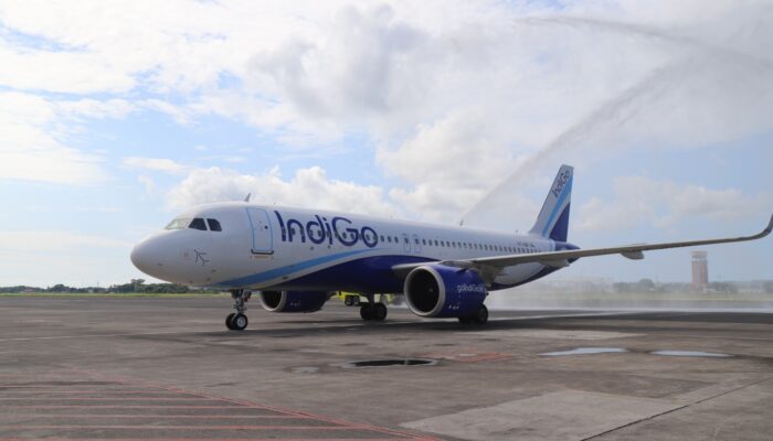 Operasi Perdana IndiGo Airlines di Bandara Internasional I Gusti Ngurah Rai