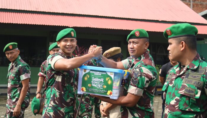 Dandim Pimpin Apel Pemberangkatan Cuti Lebaran TNI dan PNS Kodim 0416 Bute