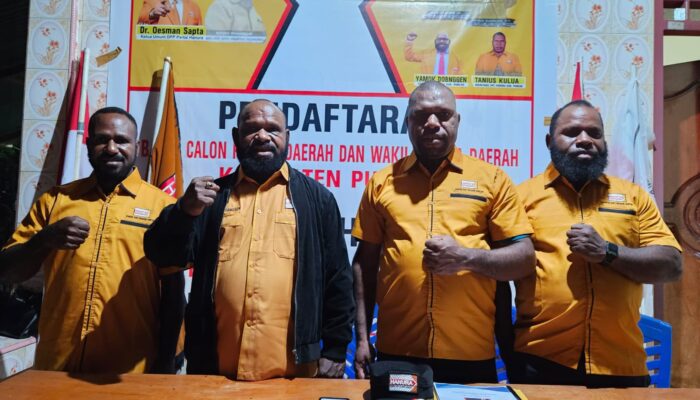 DPC Partai Hanura Kabupaten Puncak Resmi Tutup Pendaftaran Calon Kepala Daerah