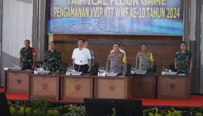 Di Hadapan Panglima TNI, Pangdam IX/Udayana Paparkan Strategi Tactical Floor Game Jelang WWF 2024