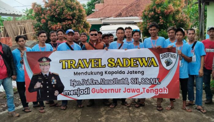 Paguyuban Travel Sadewa Selatan Deklarasikan Dukung Ahmad Lutfi Jadi Gubernur Jateng