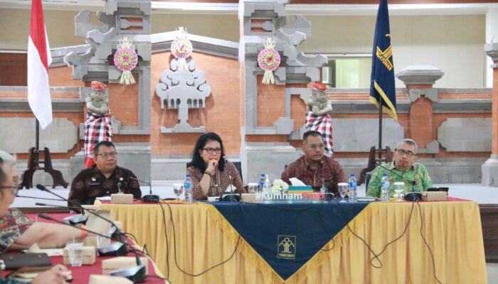 Gelar Rapat Evaluasi, Kemenkumham Bali Komitmen Raih Predikat WBBM Tahun 2024