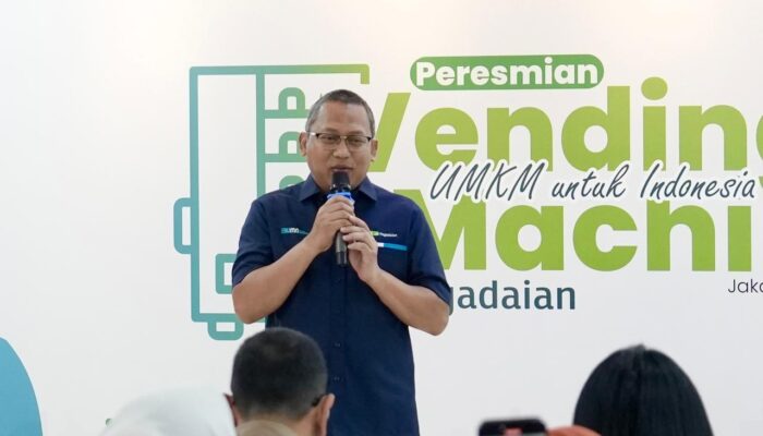 Peresmian Vending Machine UMKM di Pegadaian Dukung UMKM Naik Kelas