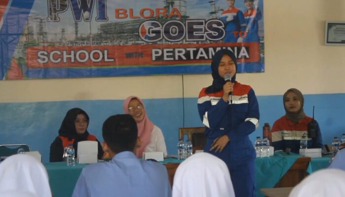 PWI Blora Kembali Goes to School Bersama Pertamina EP Field Cepu