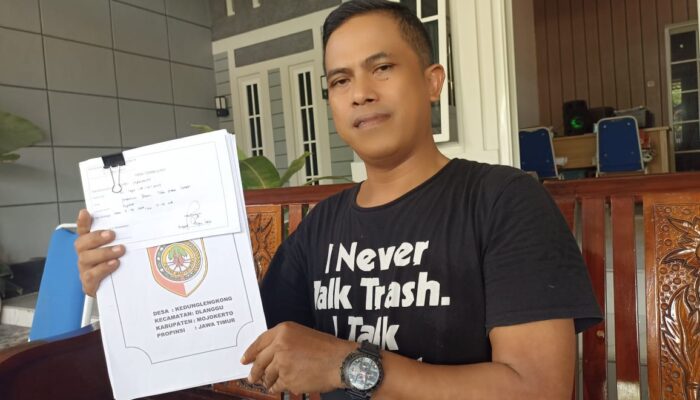 Usai Laporkan Dugaan Korupsi, Hadi Purwanto Beberkan Bukti Belanja Fiktif Oknum Pemdes Kedunglengkong