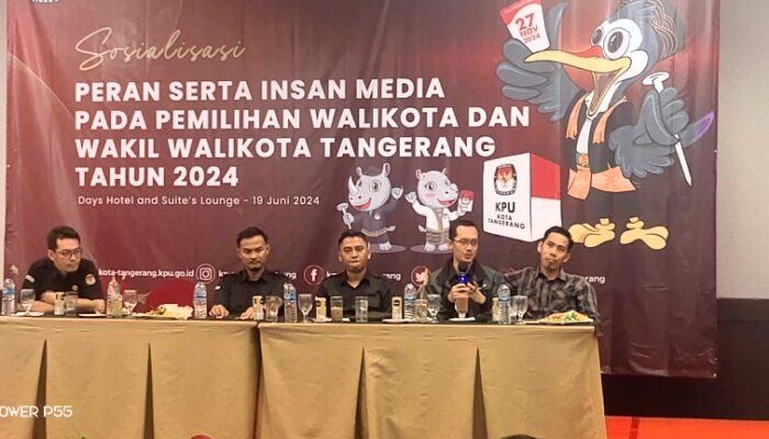 KPU Kota Tangerang Gandeng Media Sosialisasikan Pilkada 2024
