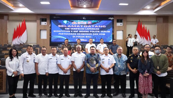 Rapat Koordinasi Kanwil Kemenkumham Bali Bersama Deputi V Staf Presiden RI Bahas Penanganan Isu Strategis di Bali