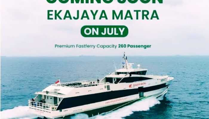 Kapal Ferry Ekajaya Matra Rute Senggigi Akan Lounching 19 Juli 2024