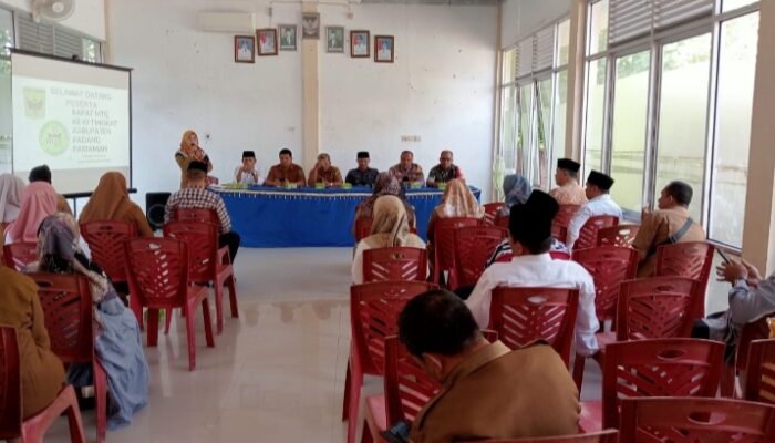 Camat VII Koto Sungai Sarik Bersama KUA Gelar Rapat Koordinasi Persiapan Pelaksanaan MTQ