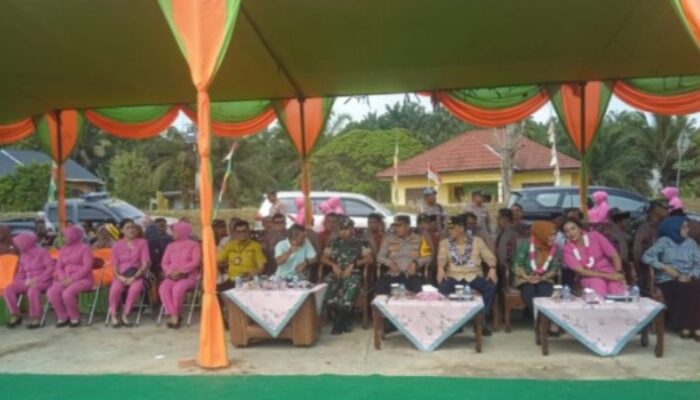 Pj Bupati Tebo Hadiri Peletakan Batu Pertama Pembangunan Kantor Polsek Kecamatan Serai Serumpun