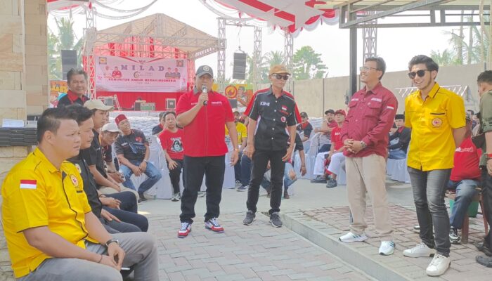 Komunitas Anduk Merah Indonesia Adakan Milad Ke-6 Sekaligus Santuni Yatim dan Dhuafa