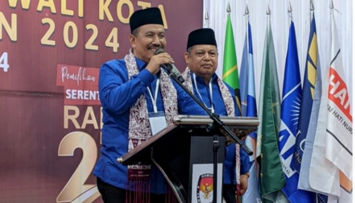 Tercapainya Keinginan Masyarakat, Mardison-Bahrul Anif Resmi Mendaftar ke KPU Kota Pariaman