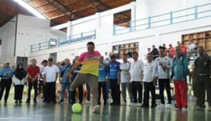 Meriah HUT kota Pangkalpinang Ke 267, 33 Tim Berlaga di Turnamen Futsal Antar OPD