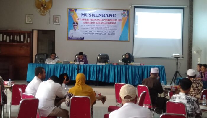 Desa Talaga Gelar Musrenbangdes Tahun Anggaran 2025 