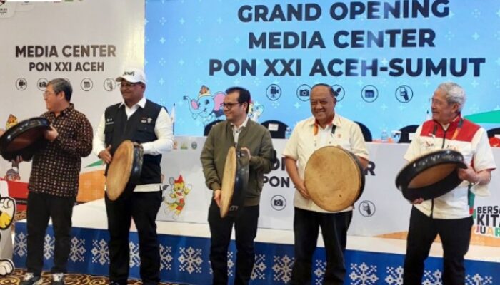 Media Center PON XXI 2024 Resmi Beroperasi di Aceh dan Sumut, Dukung Sukses Publikasi dan Prestasi