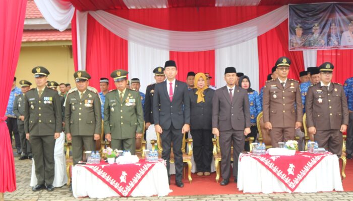 Pemkab Bungo Gelar Upacara HUT TNI ke 79 Bersama Kodim 0416 BUTE