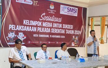 KPU Kota Tangerang Gelar Sosialisasi Bersama SMSI