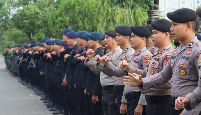 Kapolres Pimpin Pengamanan Rapat Pleno Terbuka KPU Bungo